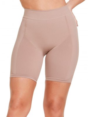 Pantalón Moldeador de Cintura Media con Efecto Push-Up para Glúteos – Línea Base